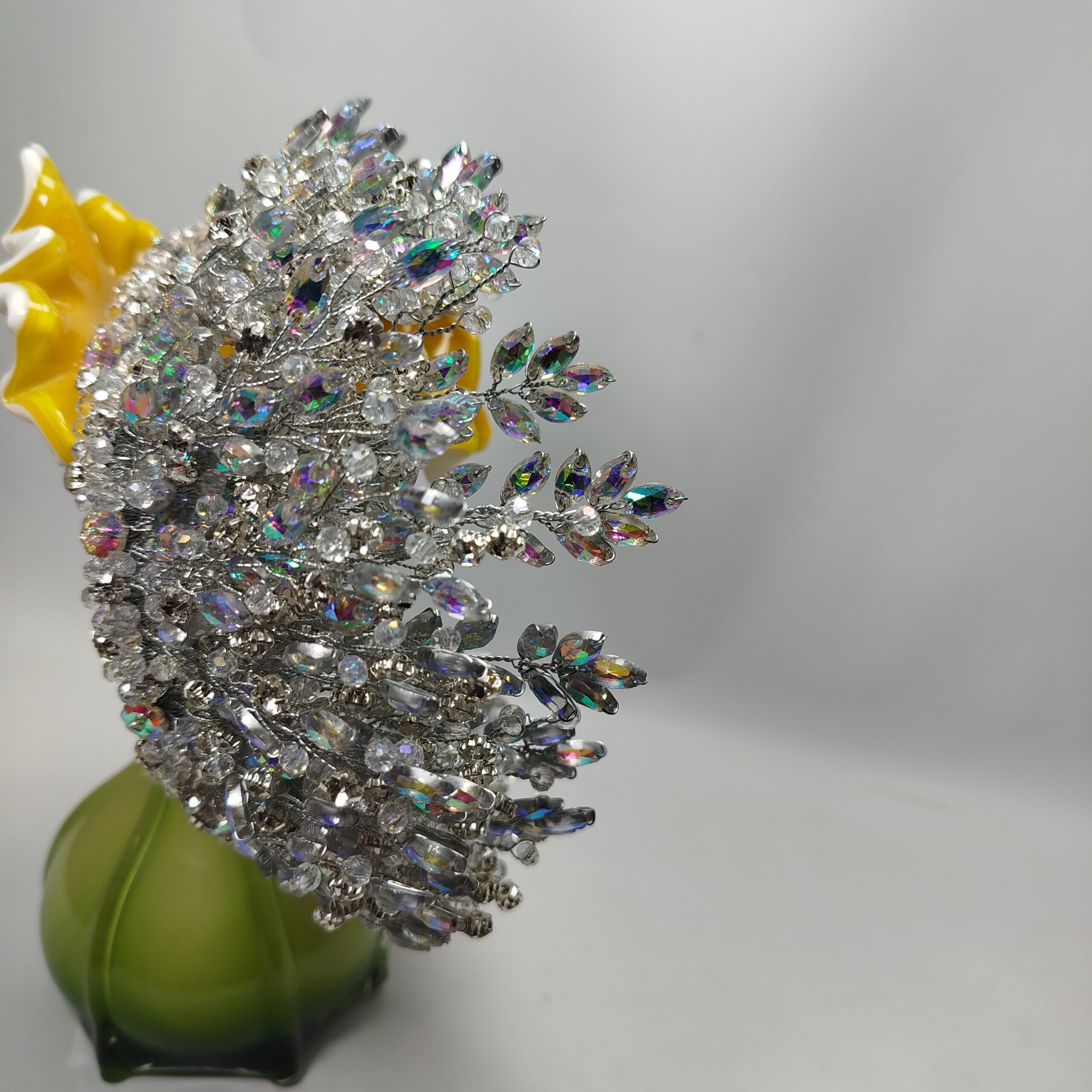 Silver Multi Heavy Crown For Bride - Image 8