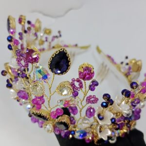 Purple and Golden Crown