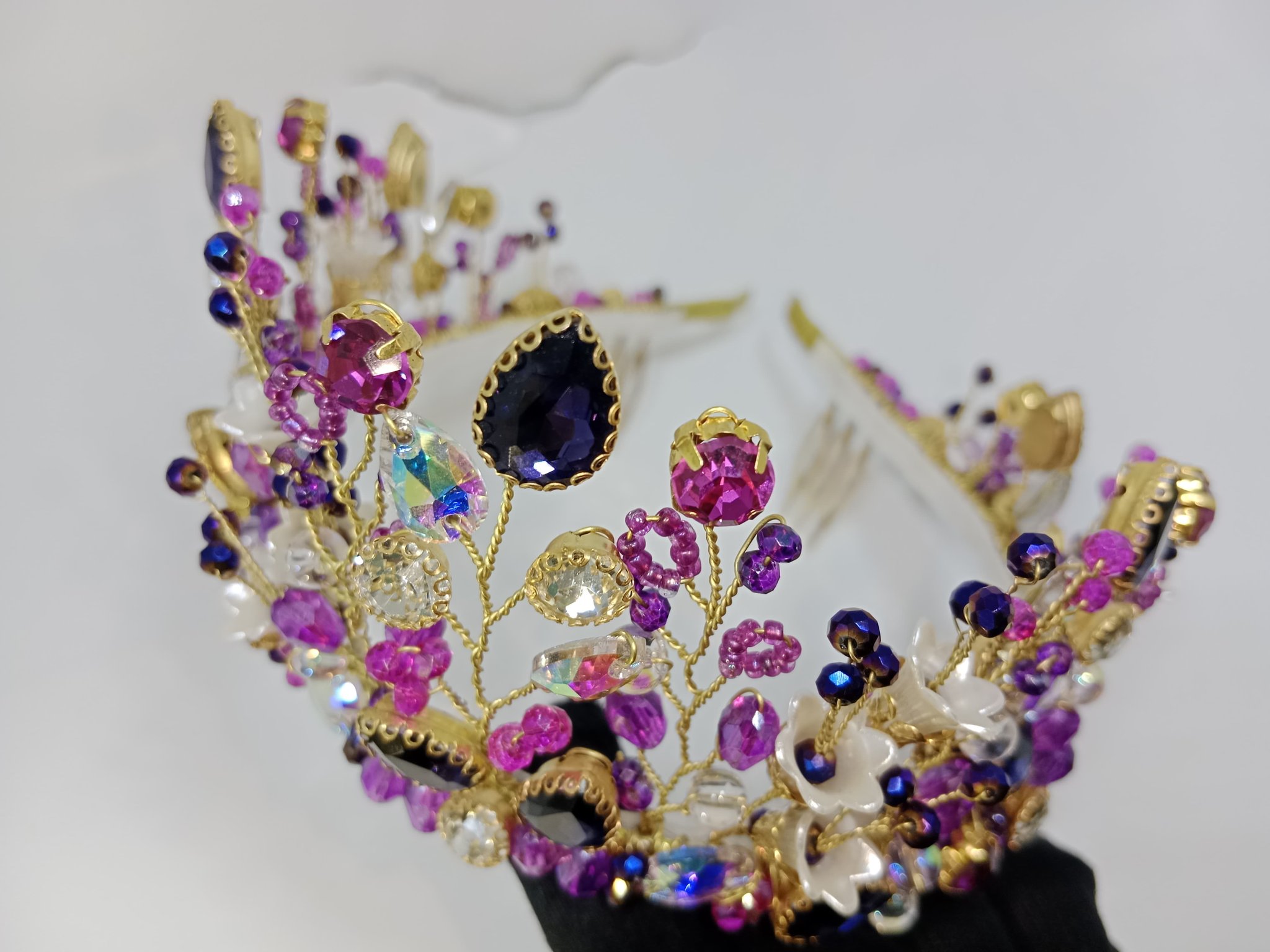 Purple and Golden Crown