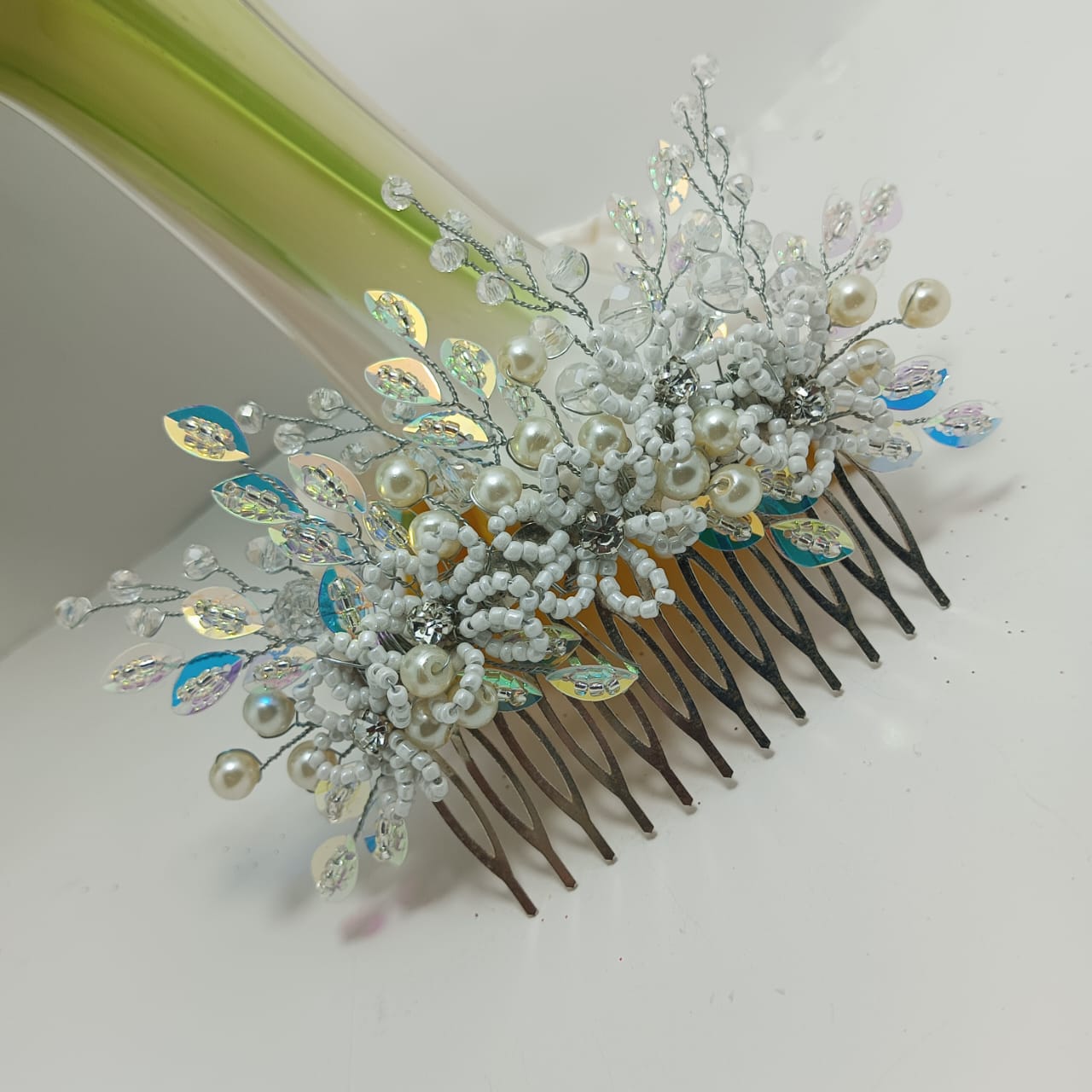 White-Multi Hair Comb - Image 2