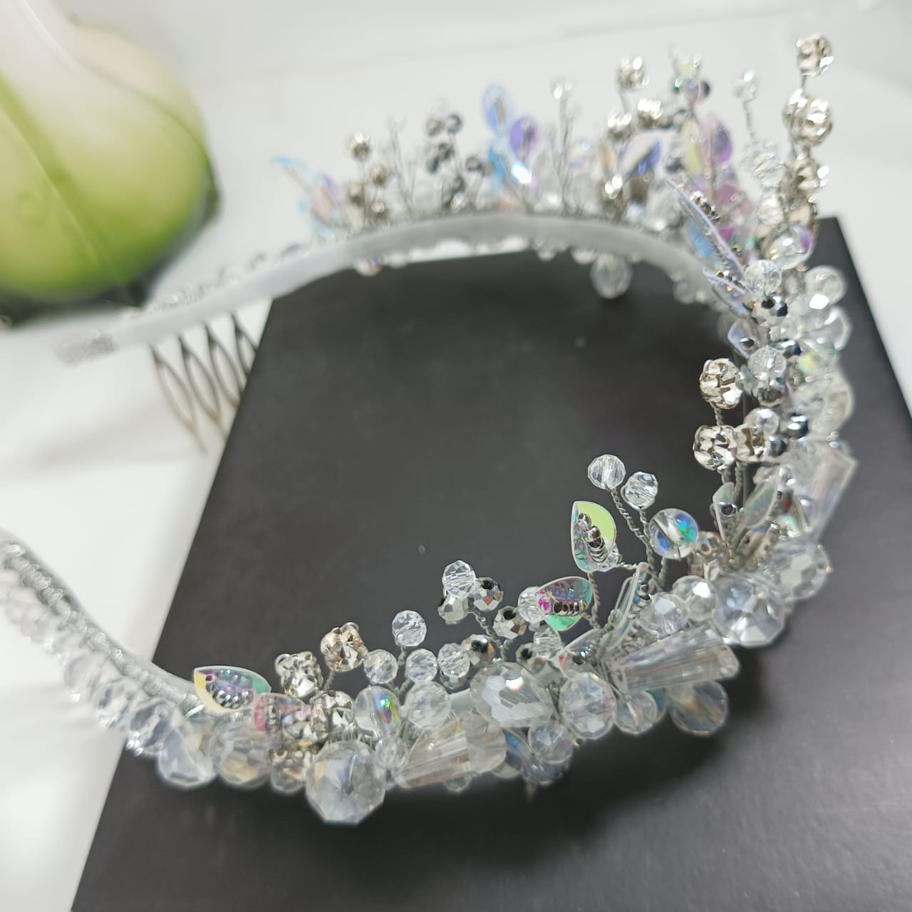 Silver Crown for Bride - Image 3