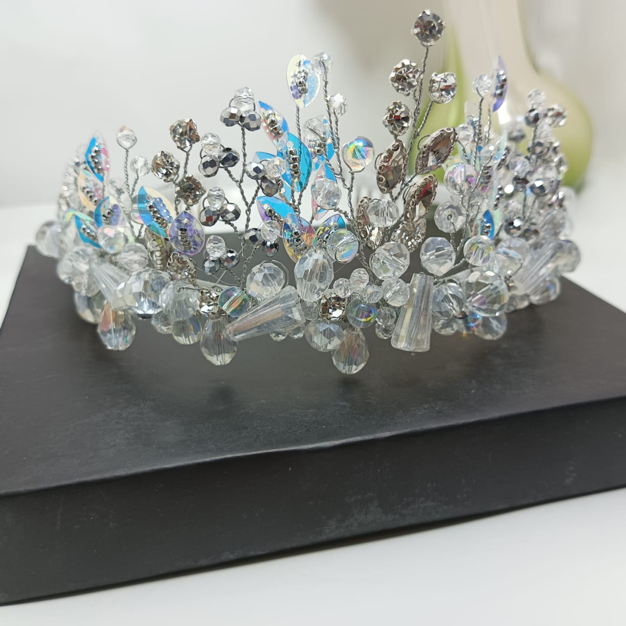 Silver Crown for Bride - Image 2