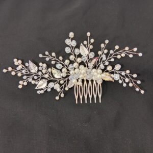 White Stylish Fancy Hair Comb