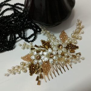 Golden Comb for Women for Party and Weddings