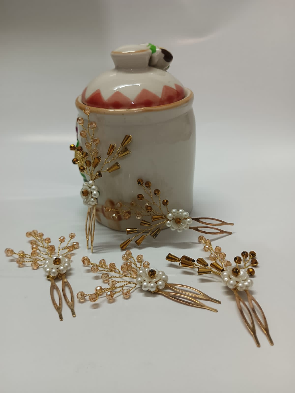 Golden Jora Pins (Set of 5) - Image 4