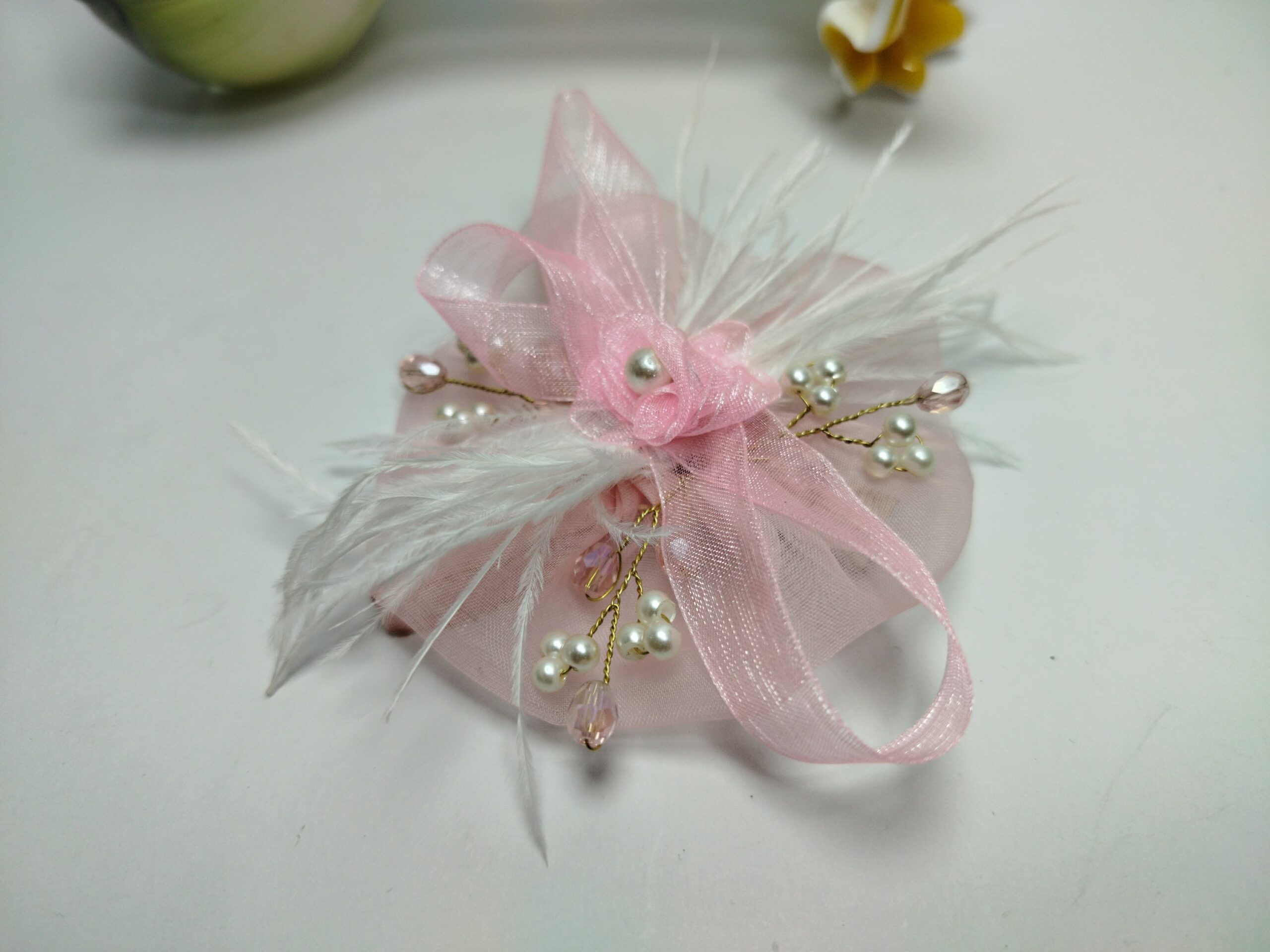 Pink Organza Western Style Pin (Small) - Image 8