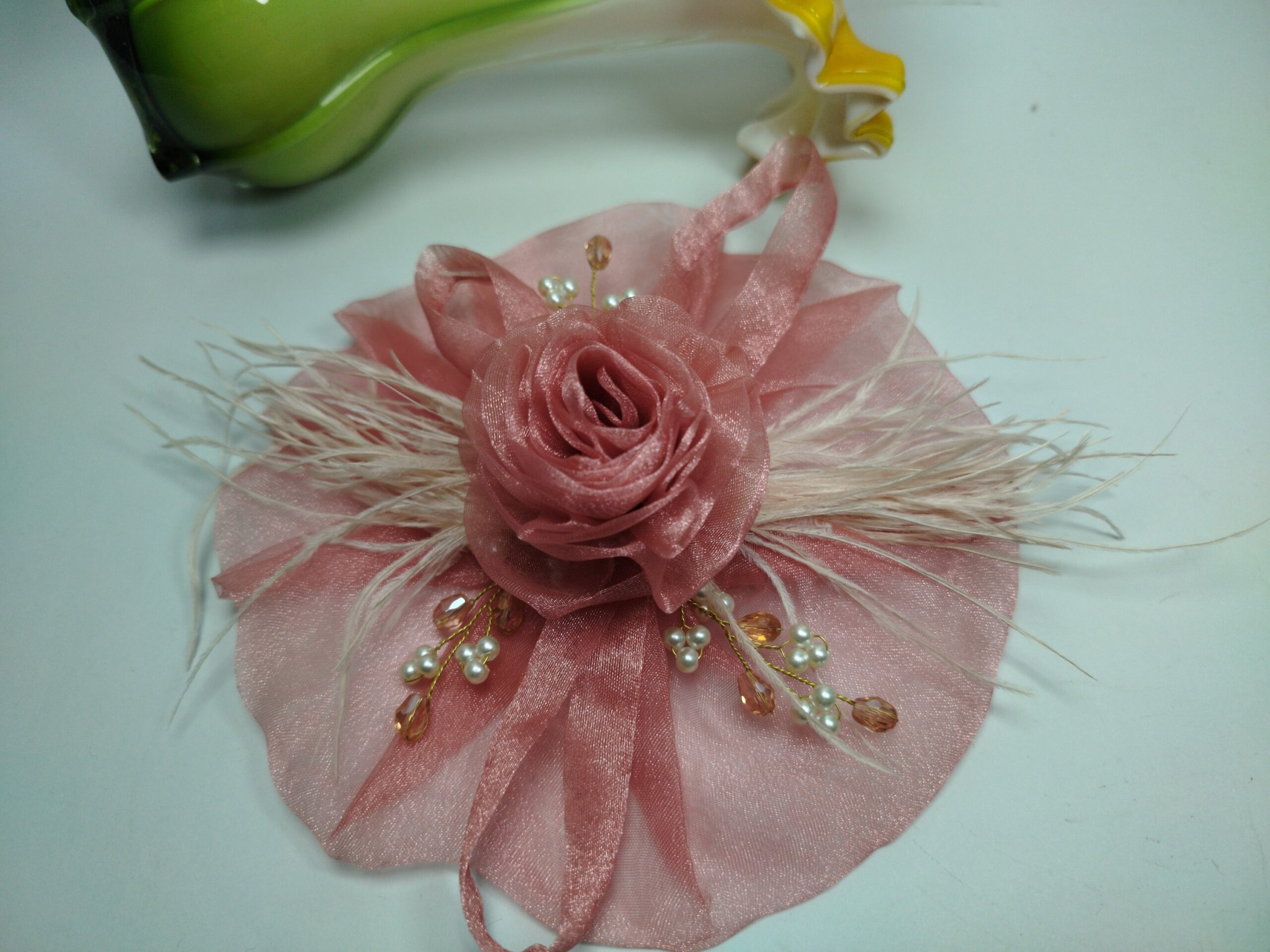 Organza Western Style Pin (Pink-Peach) - Image 9