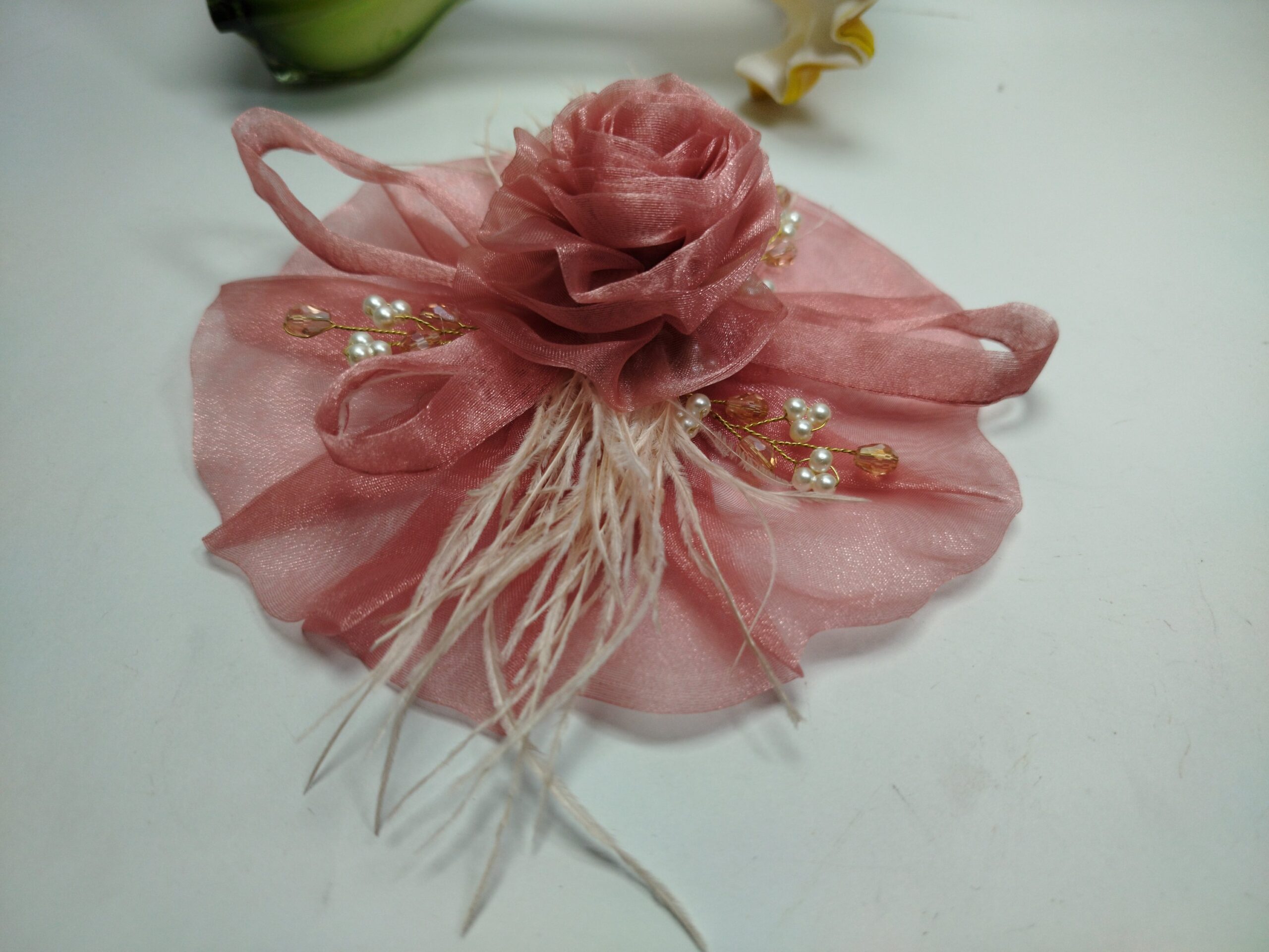 Organza Western Style Pin (Pink-Peach) - Image 8
