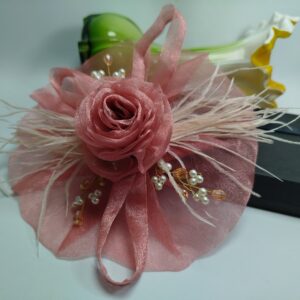 Organza Western Style Pin (Pink-Peach)