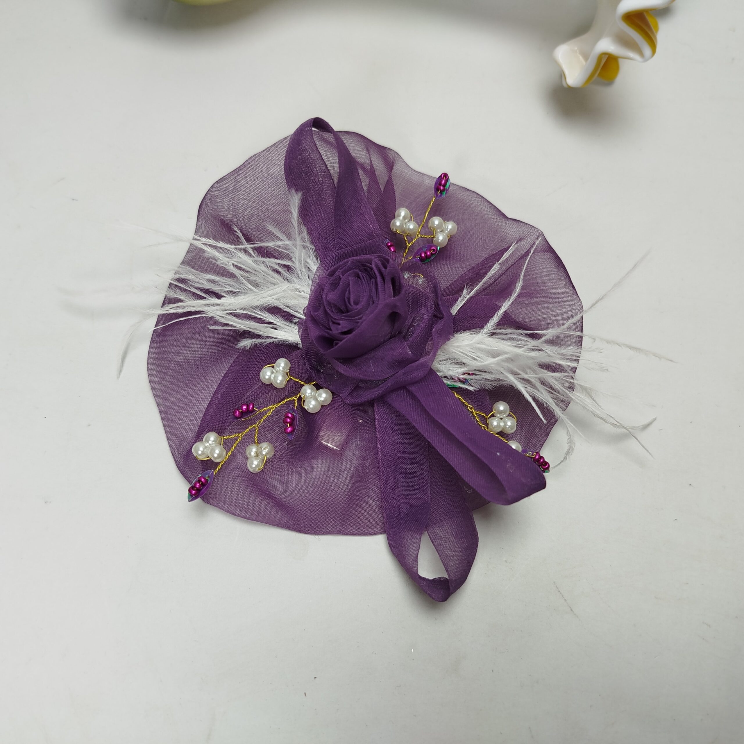 Organza Western Style Pin (Purple) - Image 3
