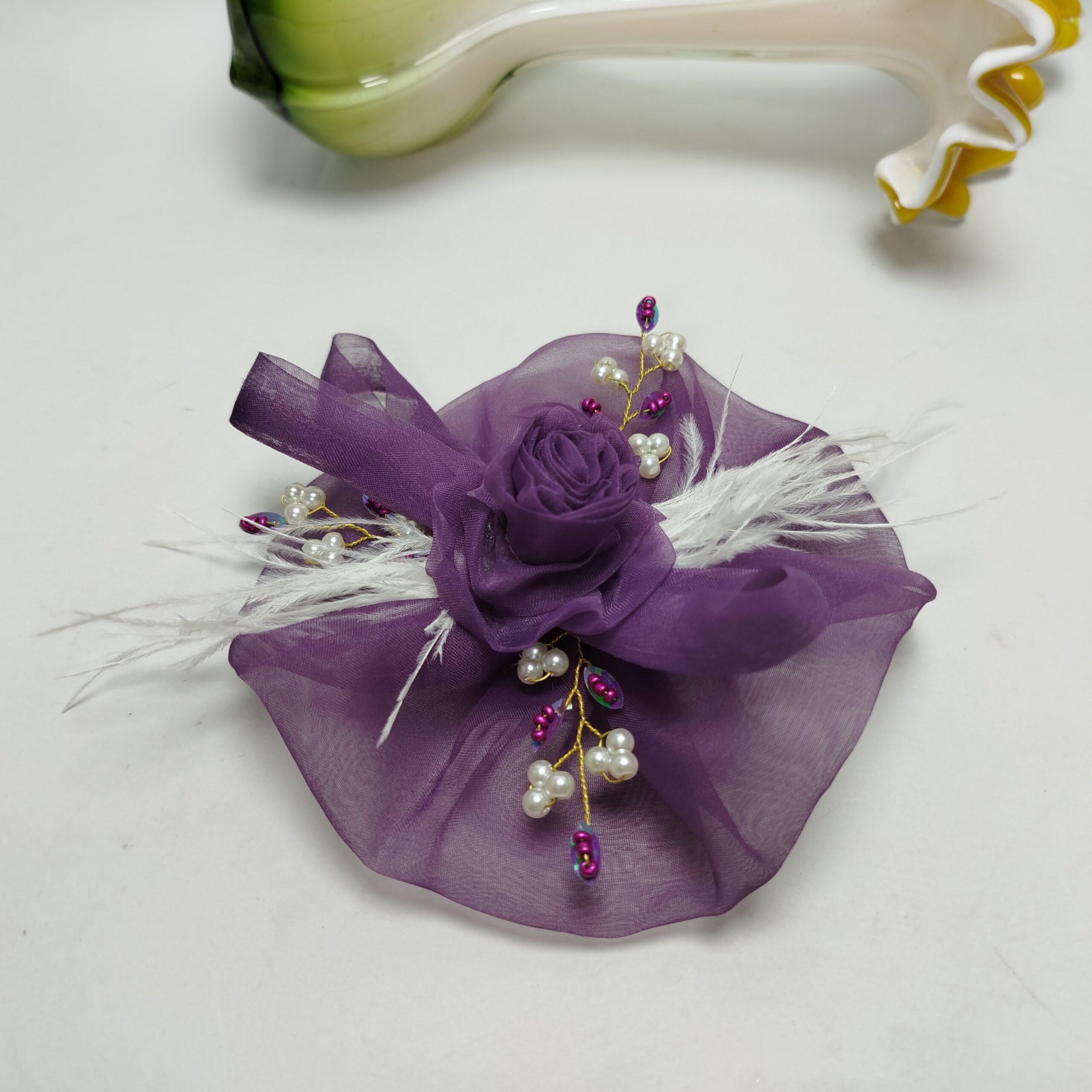 Organza Western Style Pin (Purple) - Image 7