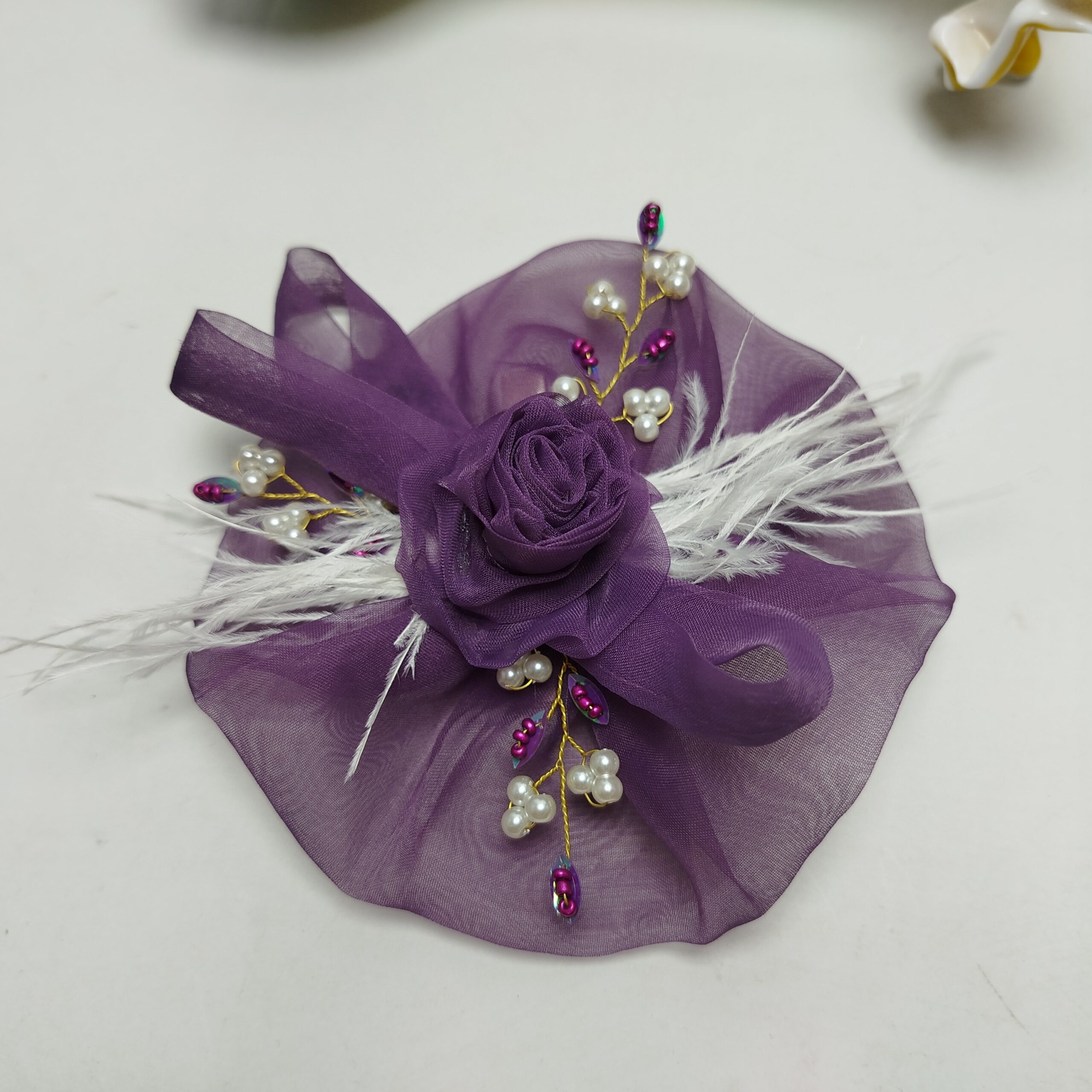 Organza Western Style Pin (Purple) - Image 2
