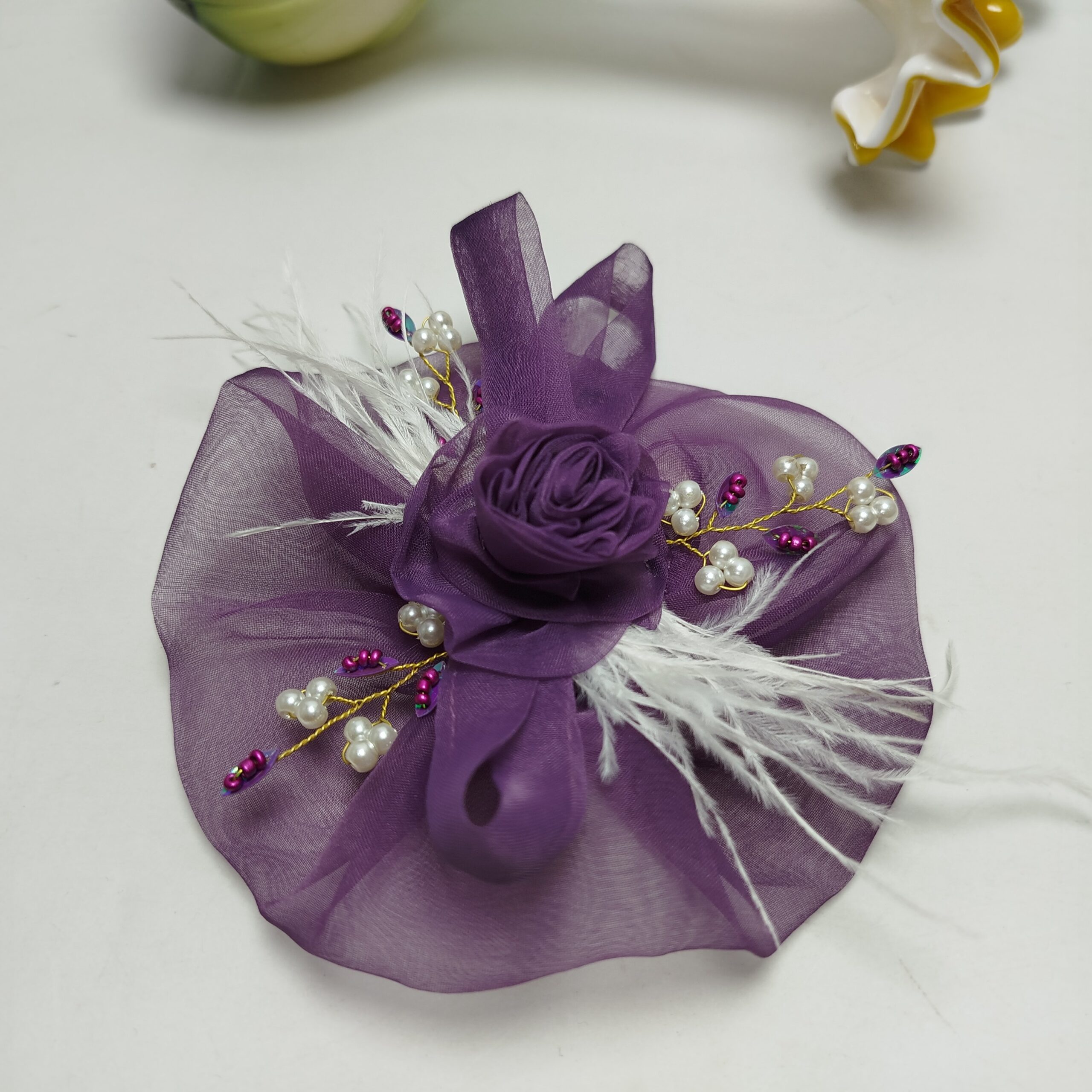 Organza Western Style Pin (Purple) - Image 4
