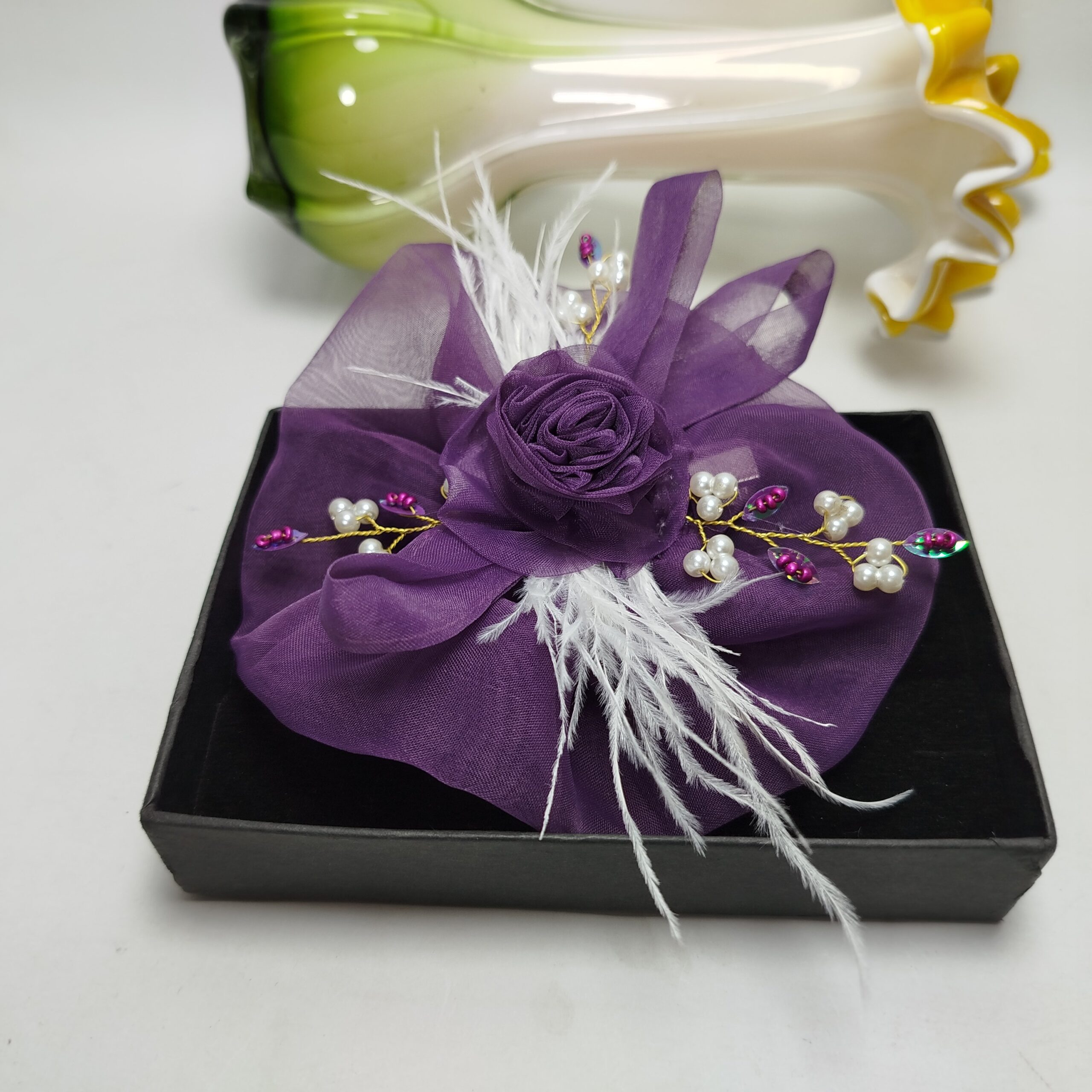 Organza Western Style Pin (Purple) - Image 6