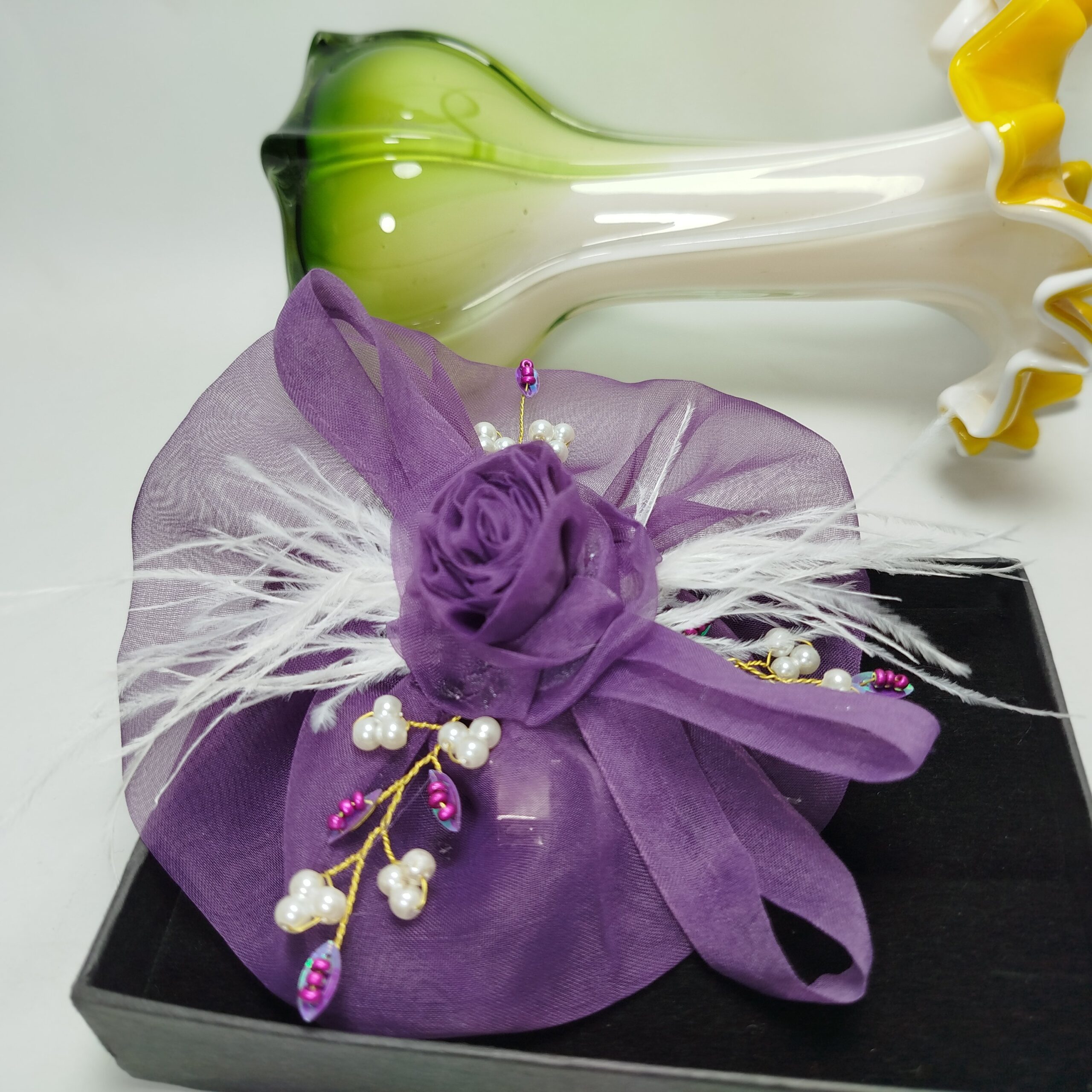 Organza Western Style Pin (Purple) - Image 9