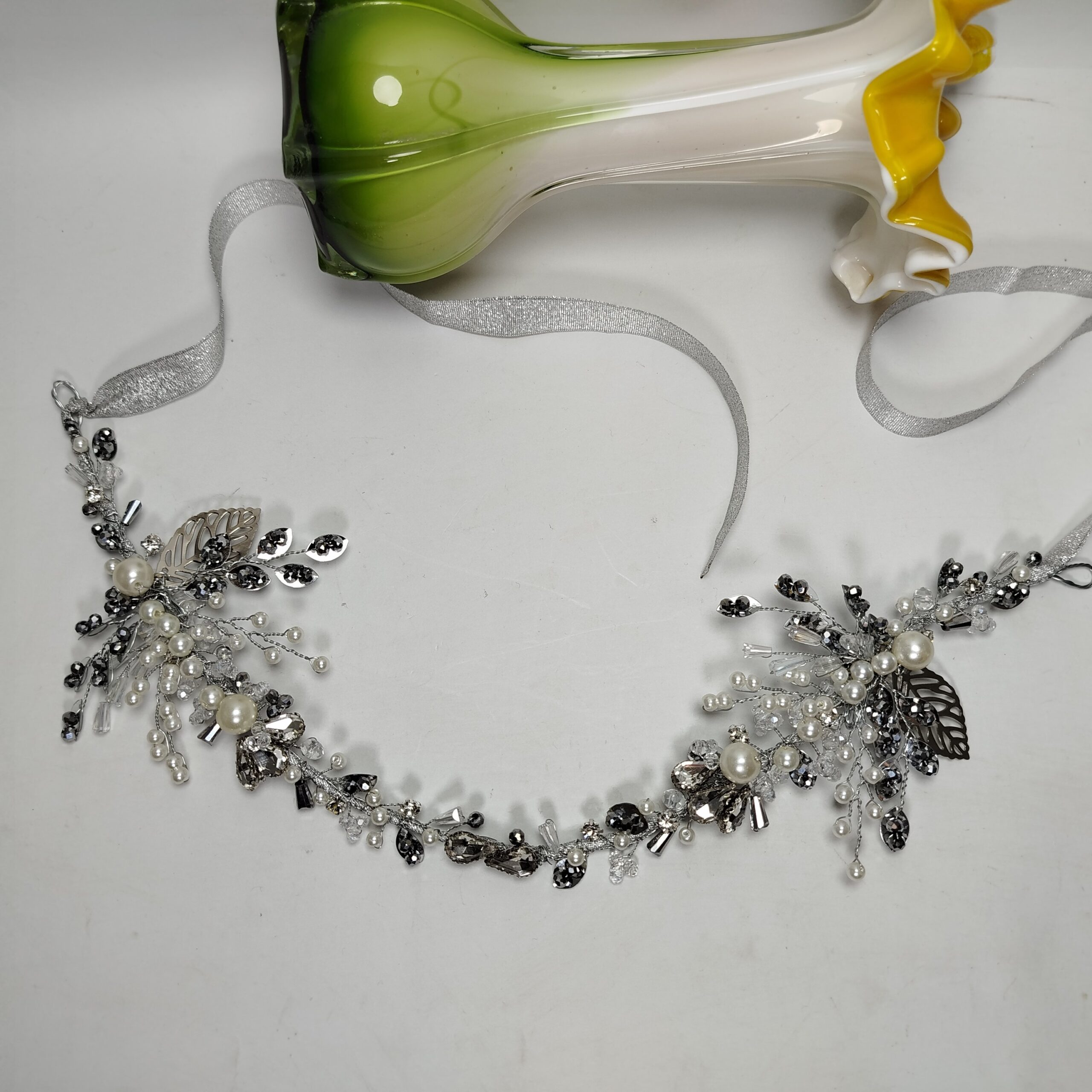 Silver Hijab Head Piece / Crown - Image 9