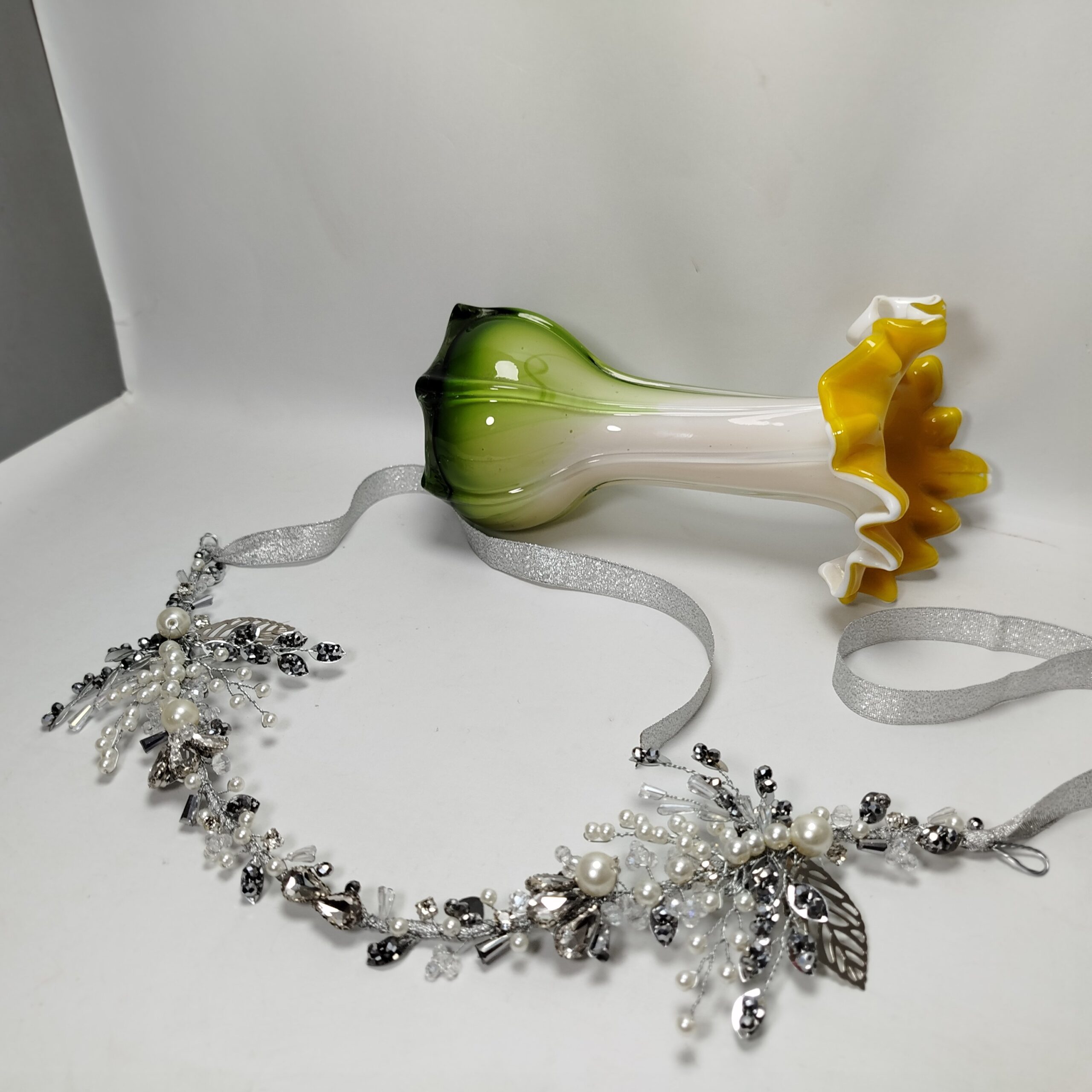 Silver Hijab Head Piece / Crown - Image 11