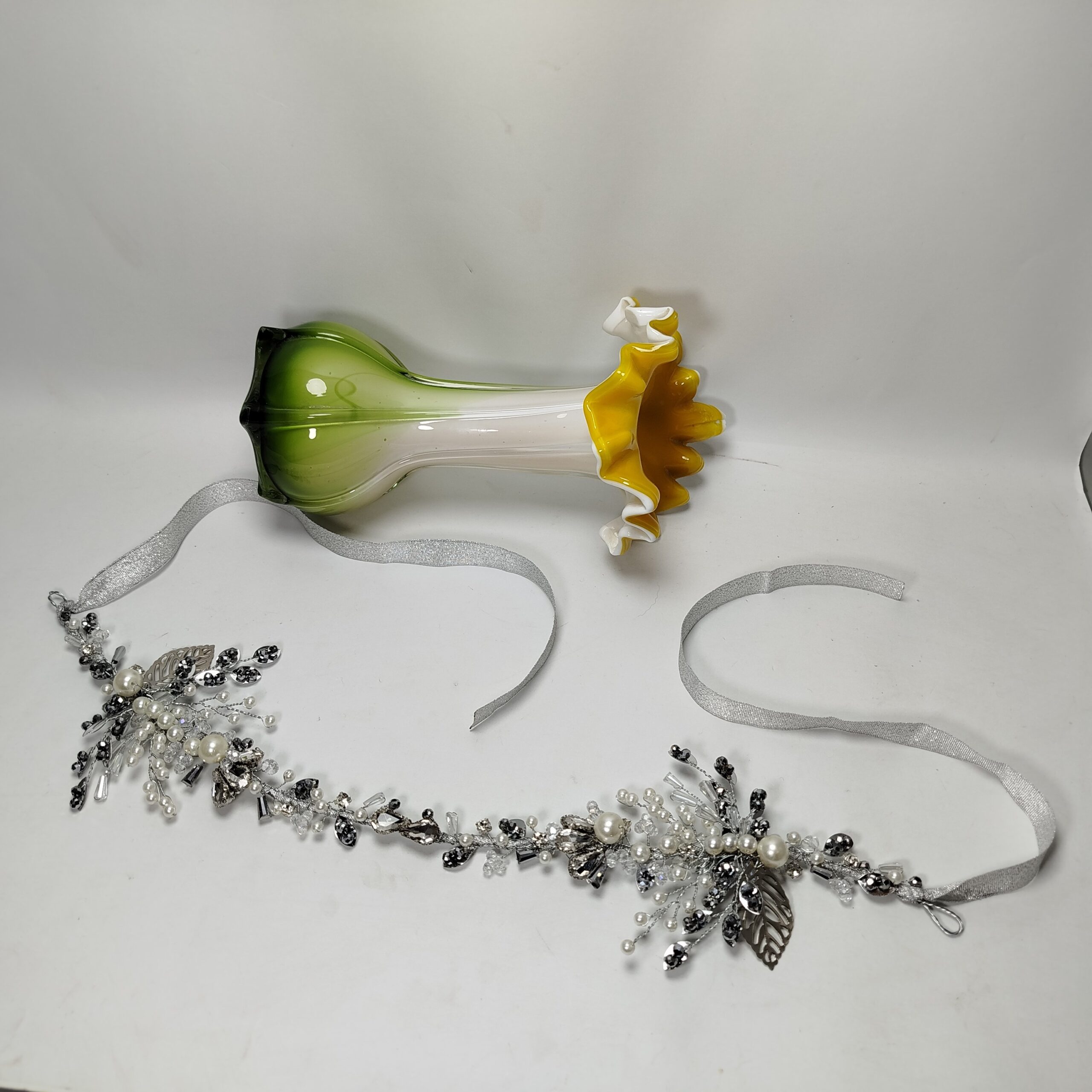 Silver Hijab Head Piece / Crown - Image 10