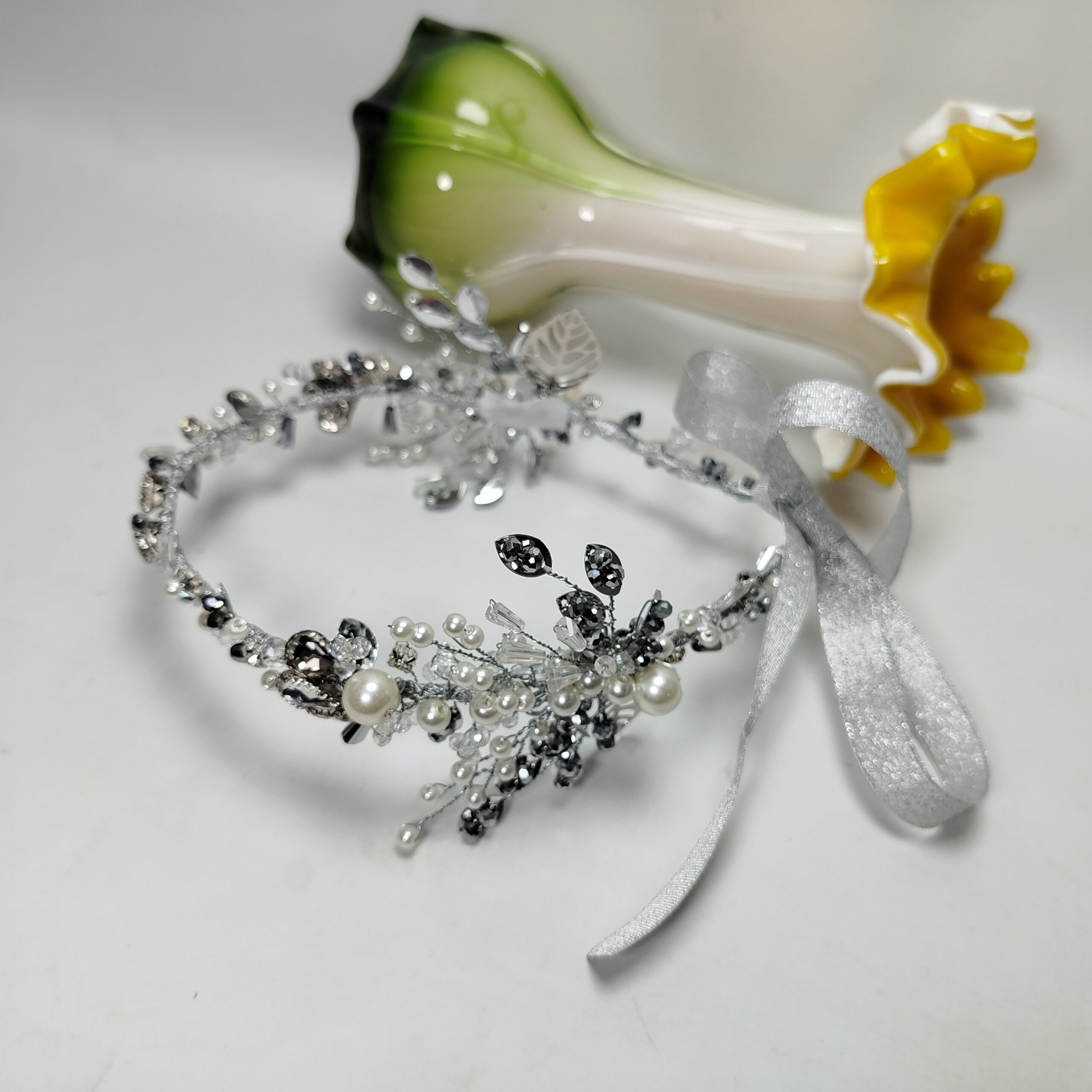 Silver Hijab Head Piece / Crown - Image 7