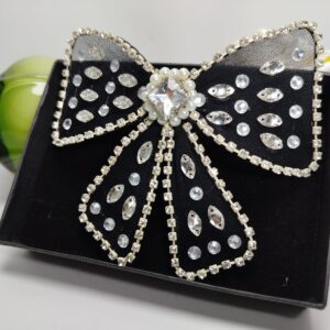 Black Bow Hair Pin
